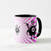 Mug billard. tribal. (Devant droit)
