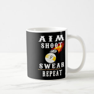 Mug Billard Vintage Retro Pool