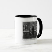 Mug Billards de jeu de Louis XIV avec son frère (Devant droit)