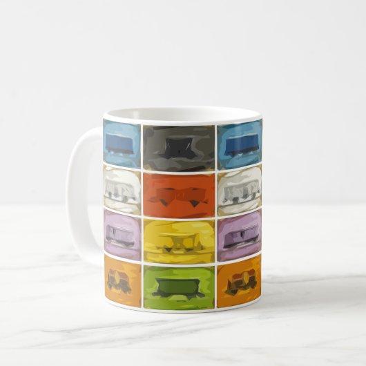 Mug Billet à bord : Les Trains (Devant gauche)