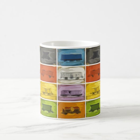 Mug Billet à bord : Les Trains (Centre)