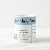 Mug Billet avion de Faire-part de grossesse à thème de (Centre)