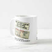 Mug Billet de 20 dollars US Réserve fédérale (Devant gauche)
