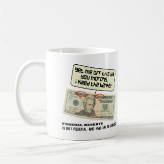 Mug Billet de 20 dollars US Réserve fédérale