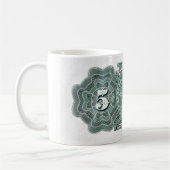 Mug Billet de banque de pesos du Mexique 5, calendrier (Gauche)