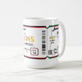 Mug Billet pour le Ghana (Devant droit)