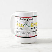 Mug Billet pour le Ghana (Devant gauche)