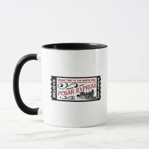 Mug Billets de train en Express polaire Noël