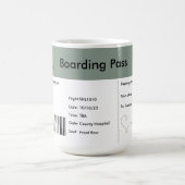 Mug Billets neutres de la compagnie aérienne Faire-par (Centre)