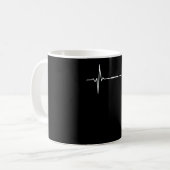 Mug Billiard Cue Heartbeat (Devant gauche)