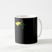 Mug Billiard Table Heartbeat (Devant droit)