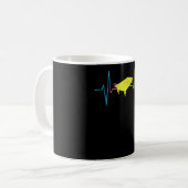 Mug Billiard Table Heartbeat (Devant gauche)