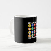 Mug Billiards Snooker Rub My Balls For Good Luck (Devant gauche)
