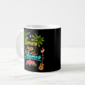 Mug Bimini Bahamas Beach Summer Palm Surf Sun Set Palm (Devant gauche)