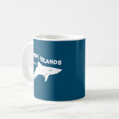 Mug Bimini Iles Plongée Sous-Marine Avec Requins - Bah (Devant gauche)