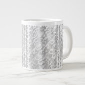 Mug binaire de 20 oz (Devant droit)