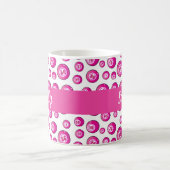 Mug Bingo Balls Rose Personnalisé (Centre)