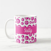 Mug Bingo Balls Rose Personnalisé (Gauche)