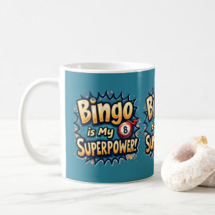 Mug Bingo Est Ma Superpuissance Retro Bingo Love
