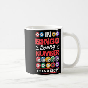 Mug Bingo Numbers Tells Story - Gambl de loterie préfé