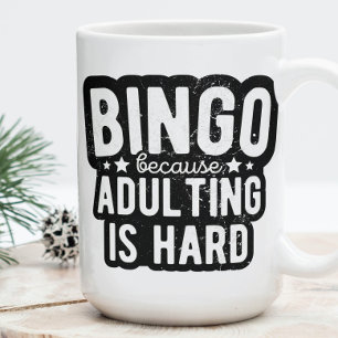Mug Bingo parce que l'adultère est difficile Bingo d