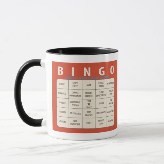 Mug Bingo Project Management Edition (Gauche)