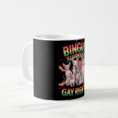 Mug Bingus soutient les droits homosexuels Sphynx Cat (Devant gauche)