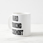Mug Biochimiste au travail difficile (Devant gauche)