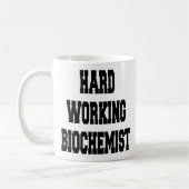 Mug Biochimiste au travail difficile (Gauche)