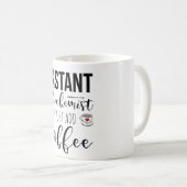 Mug Biochimiste Instantané Ajoute Juste Du Café (Devant droit)