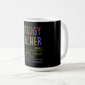 Mug biologie professeur biologiste sciences enseigner (Devant droit)
