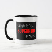 Mug Biologiste de super héros (Gauche)