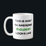 Mug biologiste, génial<br><div class="desc">biologiste</div>