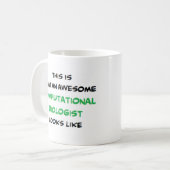Mug biologiste informatique, génial (Devant gauche)