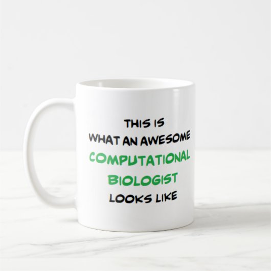 Mug biologiste informatique, génial (Gauche)