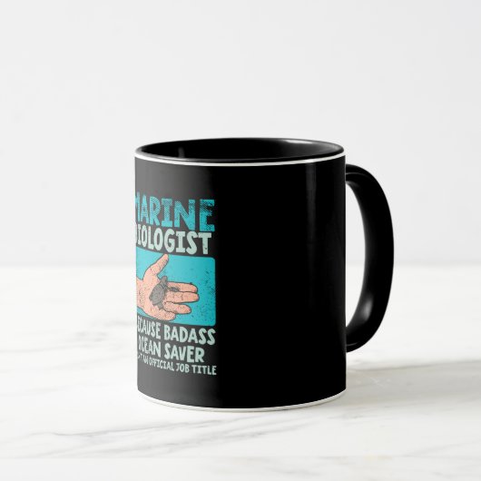 Mug Biologiste marin (Devant droit)
