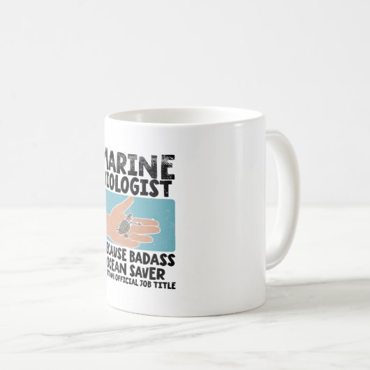 Mug Biologiste marin (Devant droit)