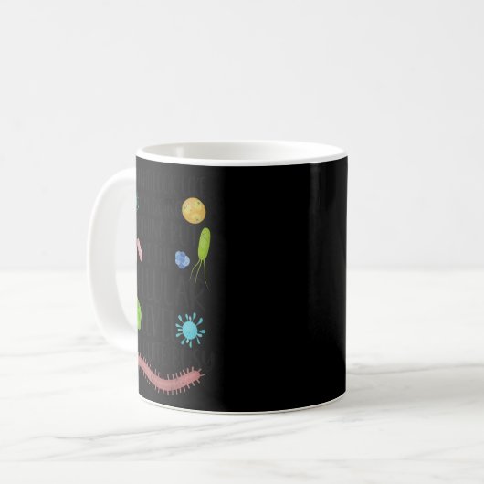 Mug Biologiste Microbiologiste Laboratoire Staph Bi (Devant gauche)