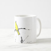 Mug Bip jaune (Devant droit)