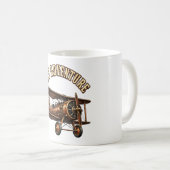 Mug Biplan vintage. (Devant droit)