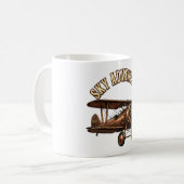 Mug Biplan vintage. (Devant gauche)