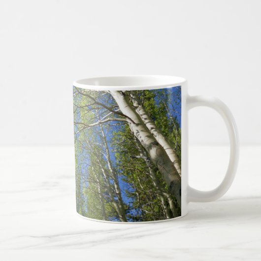 Mug Birch Trees d'été à Rocky Mountain (Droite)