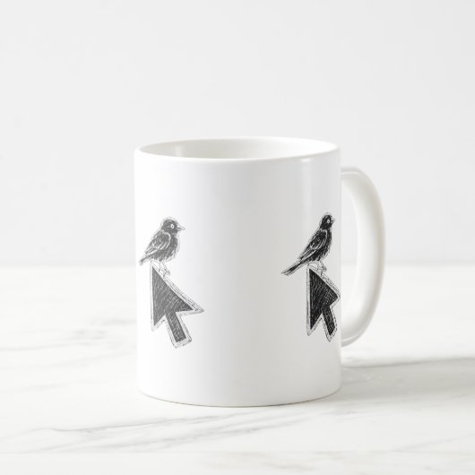 Mug Bird Cursor (Devant droit)