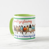 Mug Bird designer with (Devant gauche)