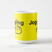Mug Bird Fliging Flip Jogging (Centre)