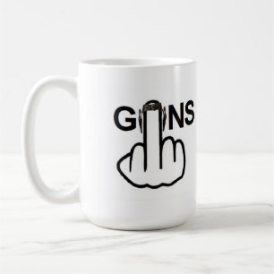 Mug Bird Flipping Guns Flip Koffiemok