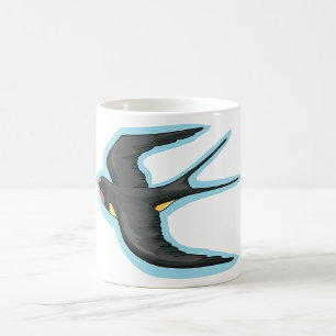 Mug Bird in Flight