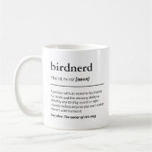 Mug Bird Nerd Definition Funny Birdwatcher Gift (Gauche)