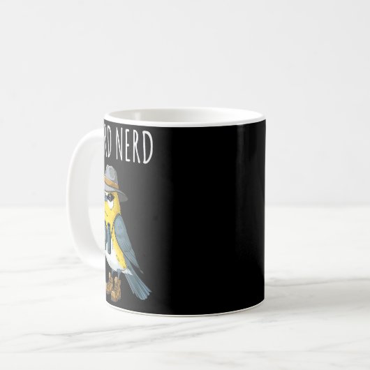 Mug Bird Nerd Funny Bird Watching Birding Bird Lover W (Devant gauche)