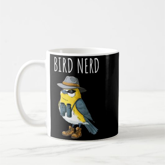 Mug Bird Nerd Funny Bird Watching Birding Bird Lover W (Gauche)